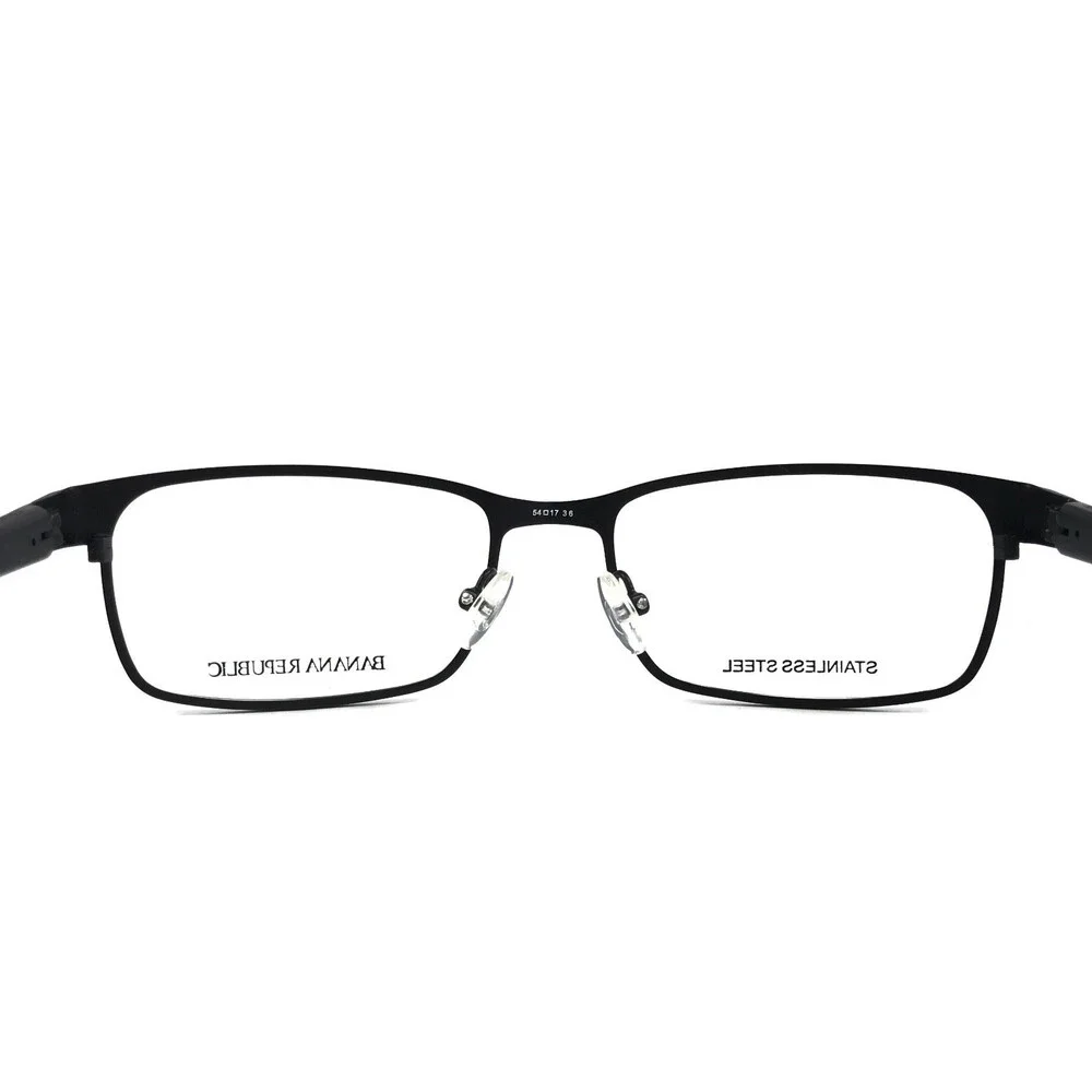 Banana Republic Eyeglasses Frame CARLYLE 0003 Satin Black Rectangle 54-17-145